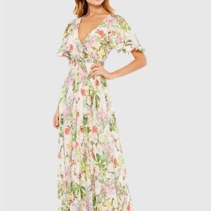 Mac Duggal Floral Maxi Dress